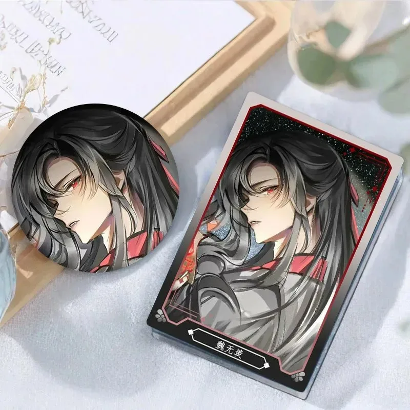 

Wei Wuxian Grandmaster of Demonic Cultivation Косплей Плавный Песок Маджонг Значок Акриловый Кирпич Талисман Аниме Фанаты Подарок На День Рождения