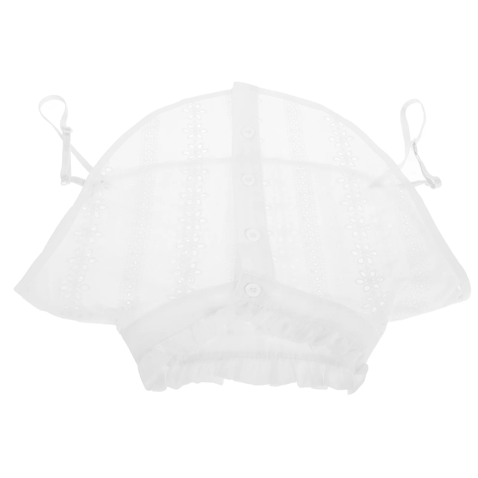 

Elegant Fake Collar Lotus Leaf Edge Detachable Shirt Accessory for Women Blouses Sweaters Dresses Blouses Collar for Women