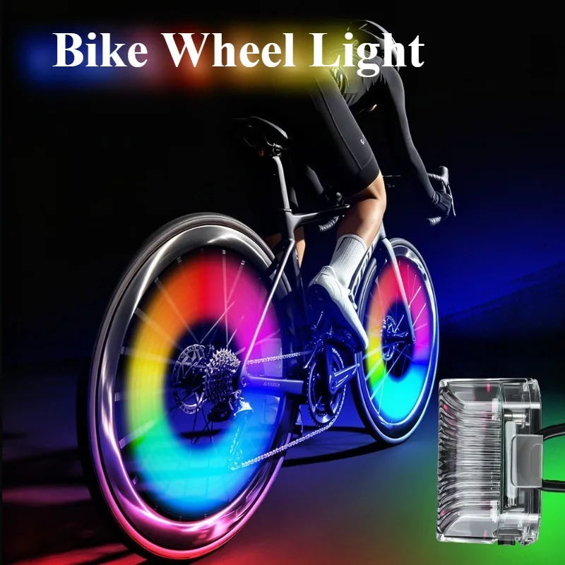 Universal Balance Bike Light Bicycle Night Riding Lamp Wheel Tire Flash Light Multi-Mode Cycling Accessories