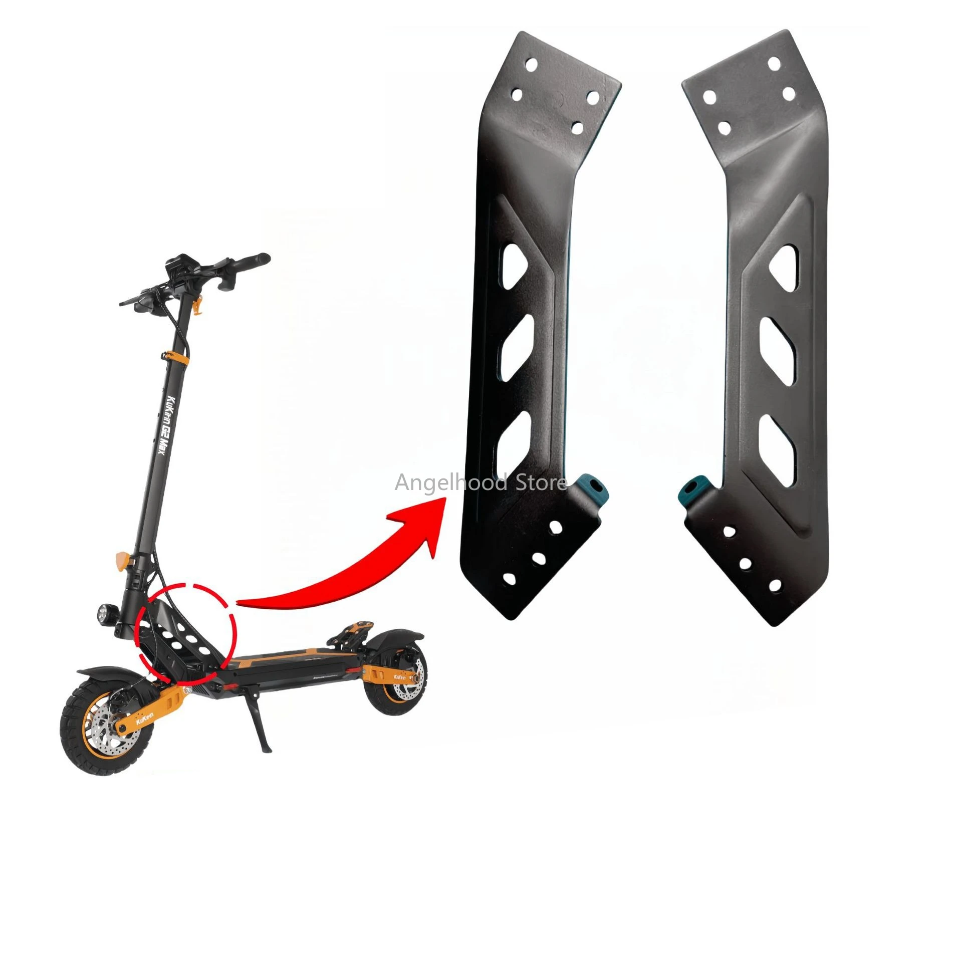 

Левая и правая балка, передняя кованая соединительная балка, подходит для металлического кронштейна Kukirin G2 Max, запасные части для электрического скутера