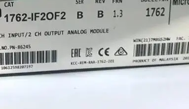 

Original 1762-IF2OF2 1762IF2OF2 AB Micrologix Analog I/O Module