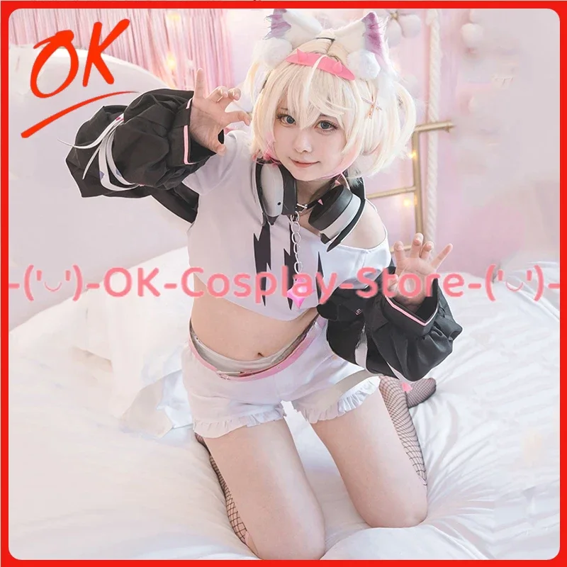

[Customized] Mococo Abyssgard Cosplay Costume Vtuber Cosplay Dress Sexy Party Suit With Tail Halloween Carnival Uniforms