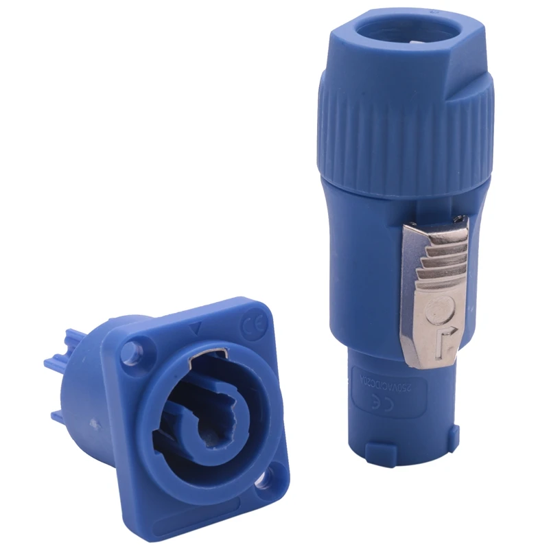 Hot 3 PIN AC Powercon Connector Male Plug NAC3FCA NAC3FCB AC Power Plug 20A/250V For Stage Light LED Screen