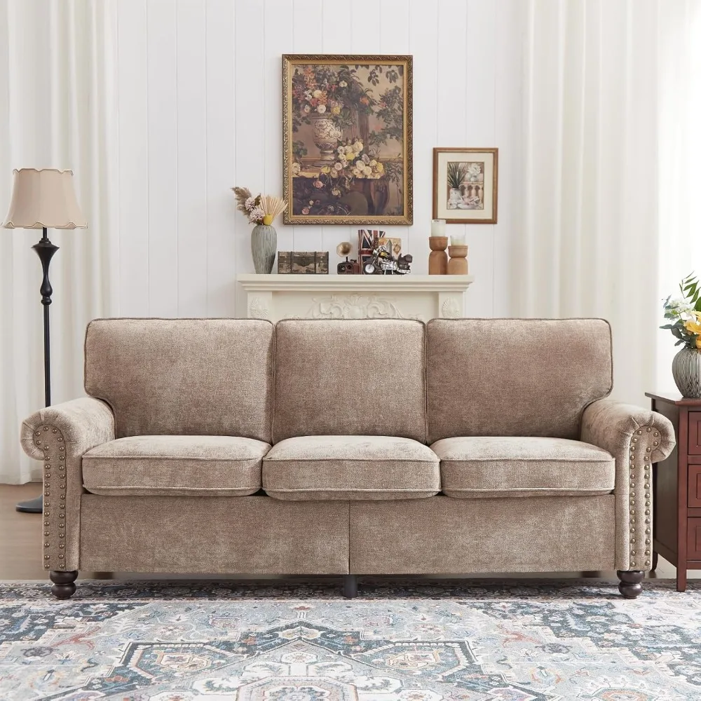 81.5" Nailhead Sofa… - image
