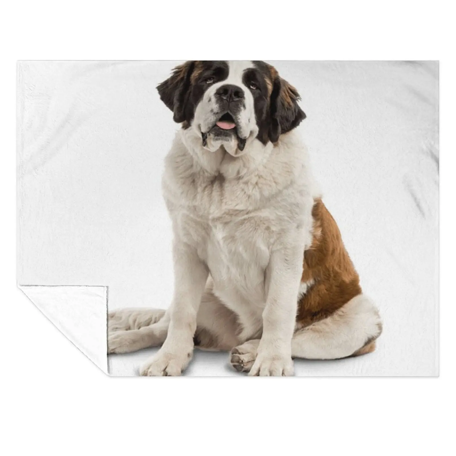 

A Patient St. Bernard Throw Blanket valentine gift ideas Baby Thermals For Travel Loose Blankets