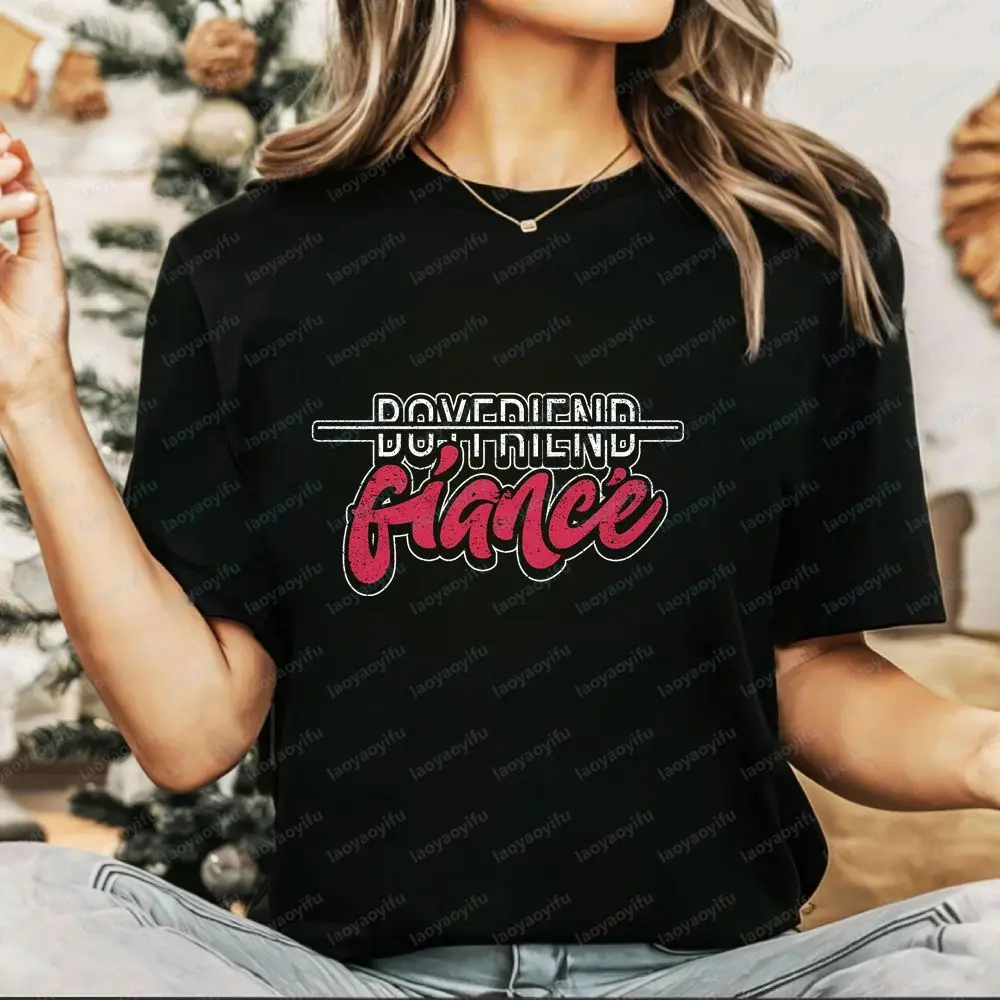 Boyfriend Fiance - Unique and Fun Summer Casual Trendy Multi-Purpose Men's and Women's Round-neck T-Shirt