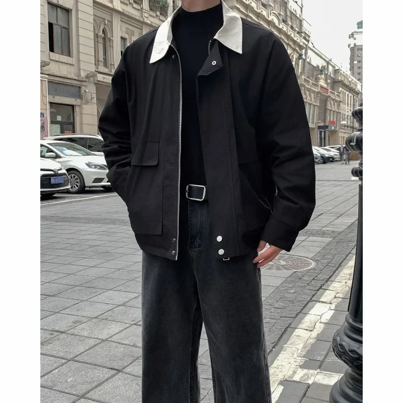 2024 edizione coreana abbigliamento da lavoro autunnale da uomo sciolto tendenza Casual Versatile giacche con risvolto giacca da uomo di alta moda