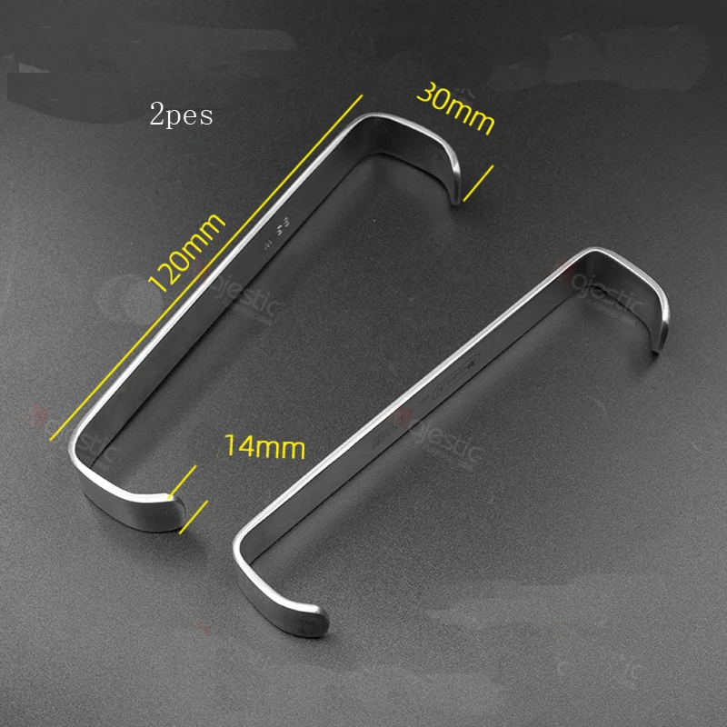 Stainless steel mandibular lift reverse Angle retractor maxillofacial tissue dental implant tool instrument material