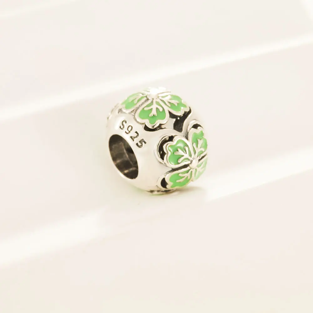 New 925 Sterling Silver St. Patrick's Day Charms Irish & Lucky Pendants Fit Original Bracelets DIY Jewelry Making For Women Gift - view 2