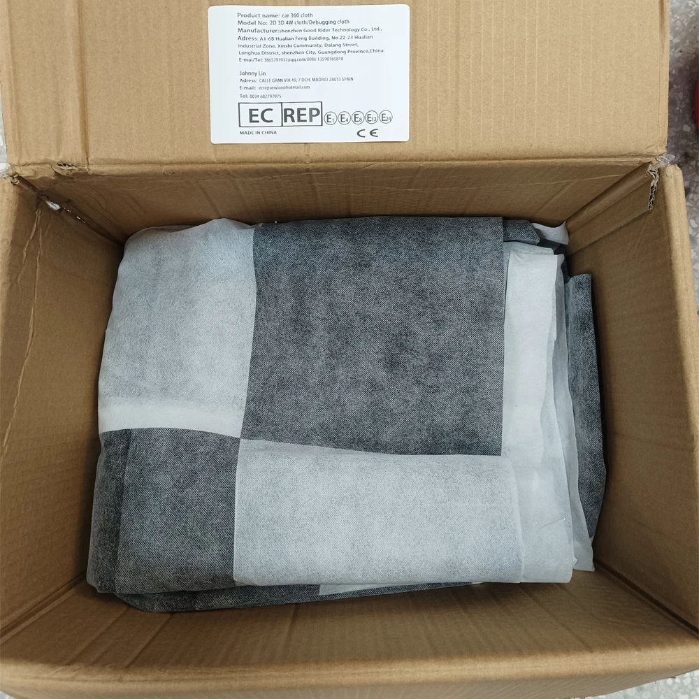 360 Panoramic Imaging System Automatic Calibration Cloth Fully Wrapped Fabric Car Mat Fully Automatic Splicing Calibration Cloth