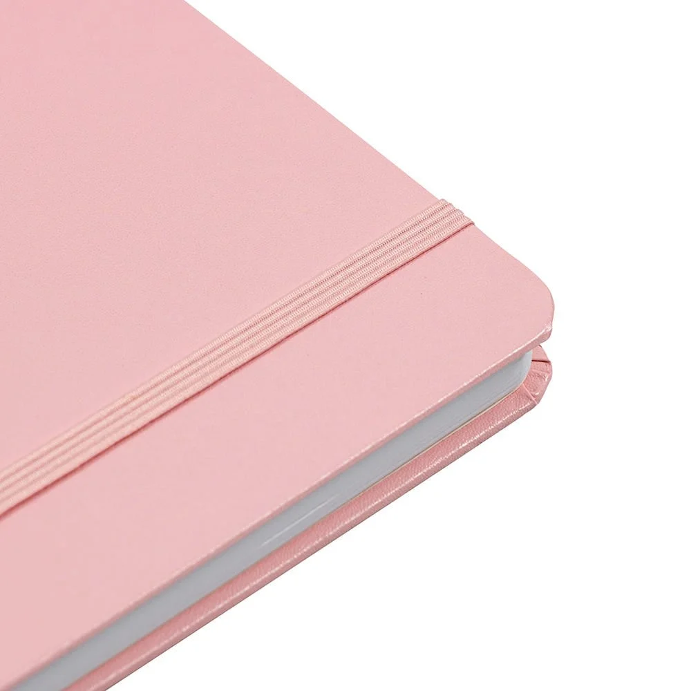 دفتر ملاحظات بغلاف مقوى مع صفحات مسطرة منقطة مرجعية للسفر والمكتب والمدرسة 200 ورقة 100 صفحة كبيرة