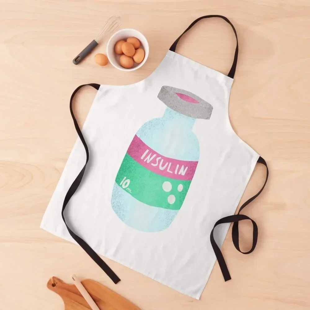 

Insulin vial Apron for home useful pieces Customizable Woman Apron