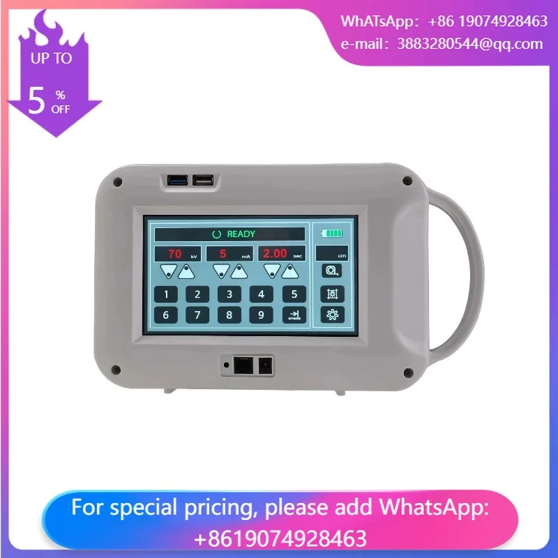 Portable Veterinary X-Ray Handheld X Ray Machine DR System With Flat Panel Detector Electric Medical Device Durable Xr Price