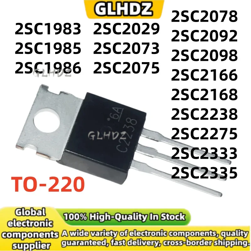 10UNITS 2SC1983 2SC1985 2SC1986 2SC2029 2SC2073 2SC2075 2SC2078 2SC2092 2SC2098 2SC2166 2SC2168 2SC2238 2SC2275 2SC2333 2SC2335