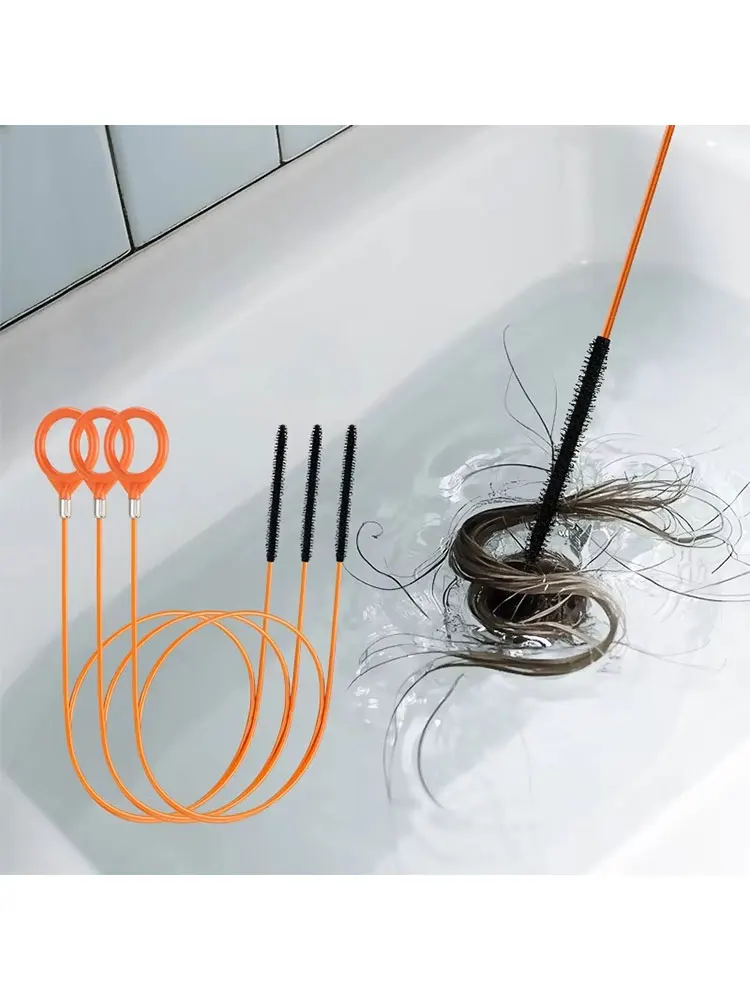 1 Stück Abflussreiniger-Werkzeug, Haar- und Schmutzentferner für Waschbecken, Bad, Küche, Abfluss, Badewanne, Dusche, Abflussreinigungsschlange, Neu