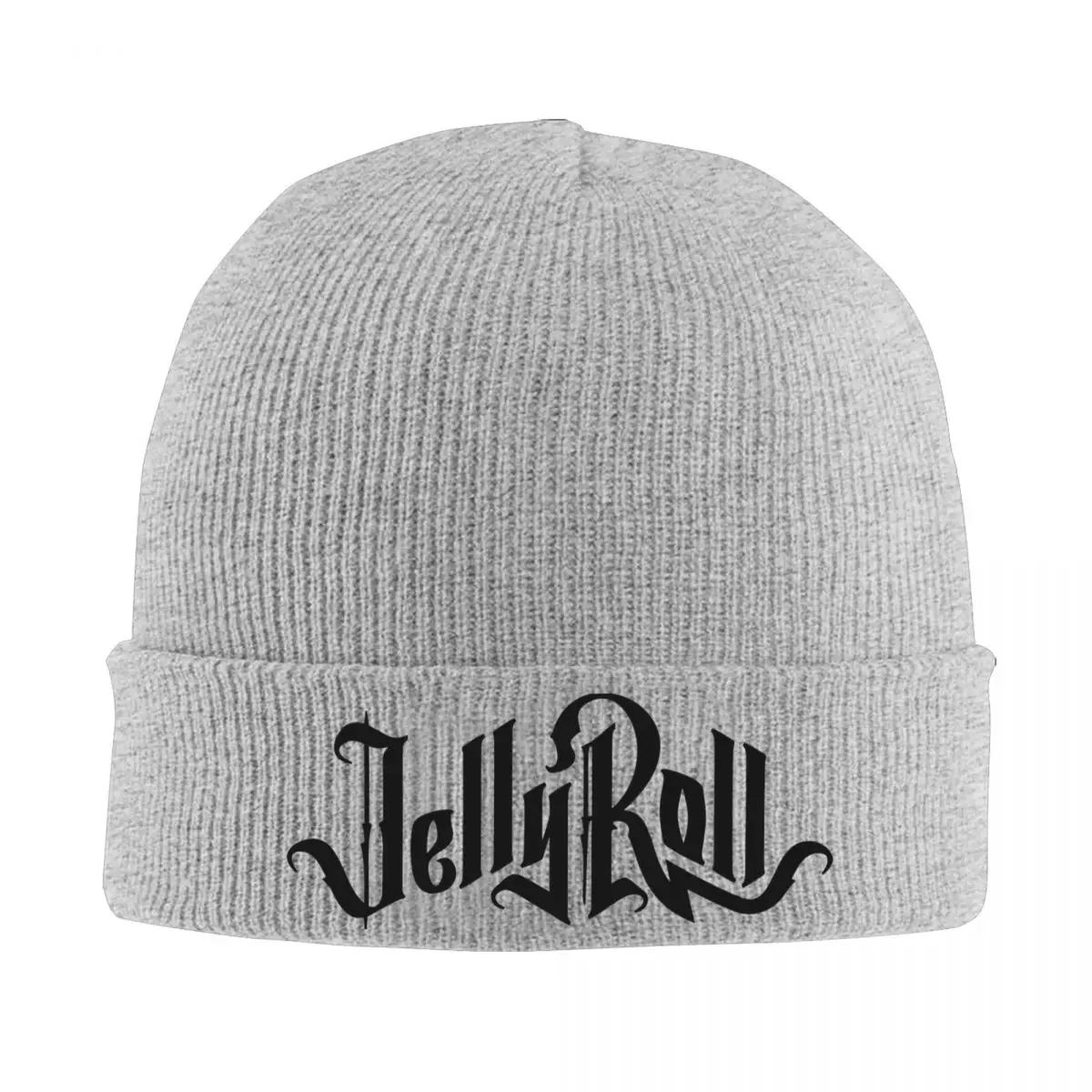 Jelly Roll Bonnet Hats American Rapper Knitted Hat Men Women Retro Warm Soft Beanie Hats Spring Outdoor Custom Cap