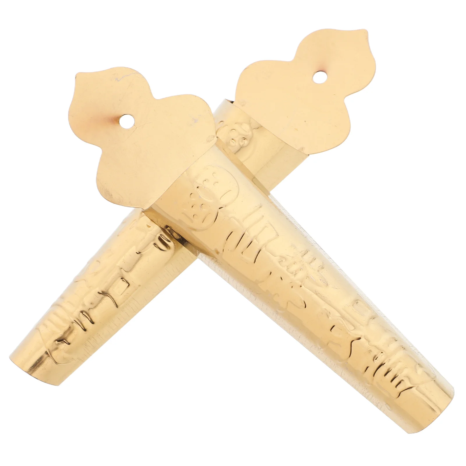 

2pcs Wall Mounted Incense Holder Gold Vintage Stainless Steel No Drill Hanging Burner Home Entrance Decoration Outdoor Prayer