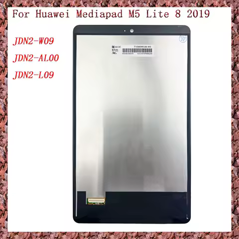 AAA+ For Huawei Mediapad M5 Lite 8 2019 JDN2-W09 JDN2-AL00 JDN2-L09 LCD Display Touch Screen Digitizer Assembly Replacement