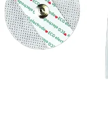 

50pcs Non-woven ECG Electrode Pads ECG Electrodes Medical Disposable Electrode Patch EKG Accessories