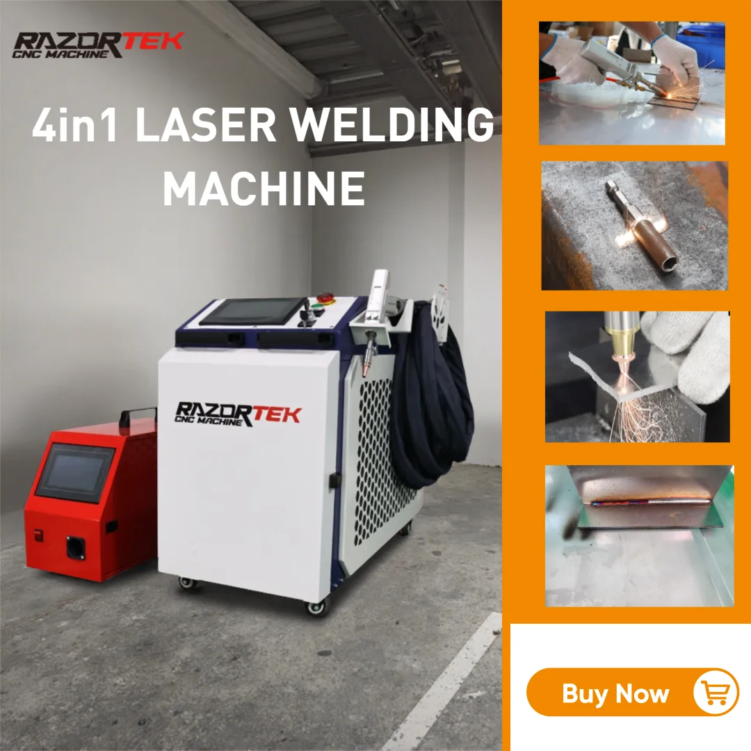 3000W 4 IN 1 Fiber Laser Welding Cutting Cleaning Soldering Machine 2000W 1500W Handheld Fiber Laser Welder for All Metal
