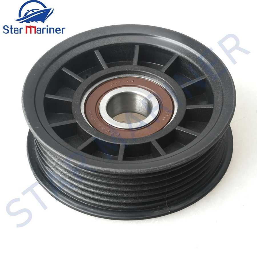 Serpentine Belt Idler Pulley 807757T For Mercruiser 4.3L 5.0L 5.7L 350 Mag V6 V8 Stern Drive Boat Engine Replacement Parts