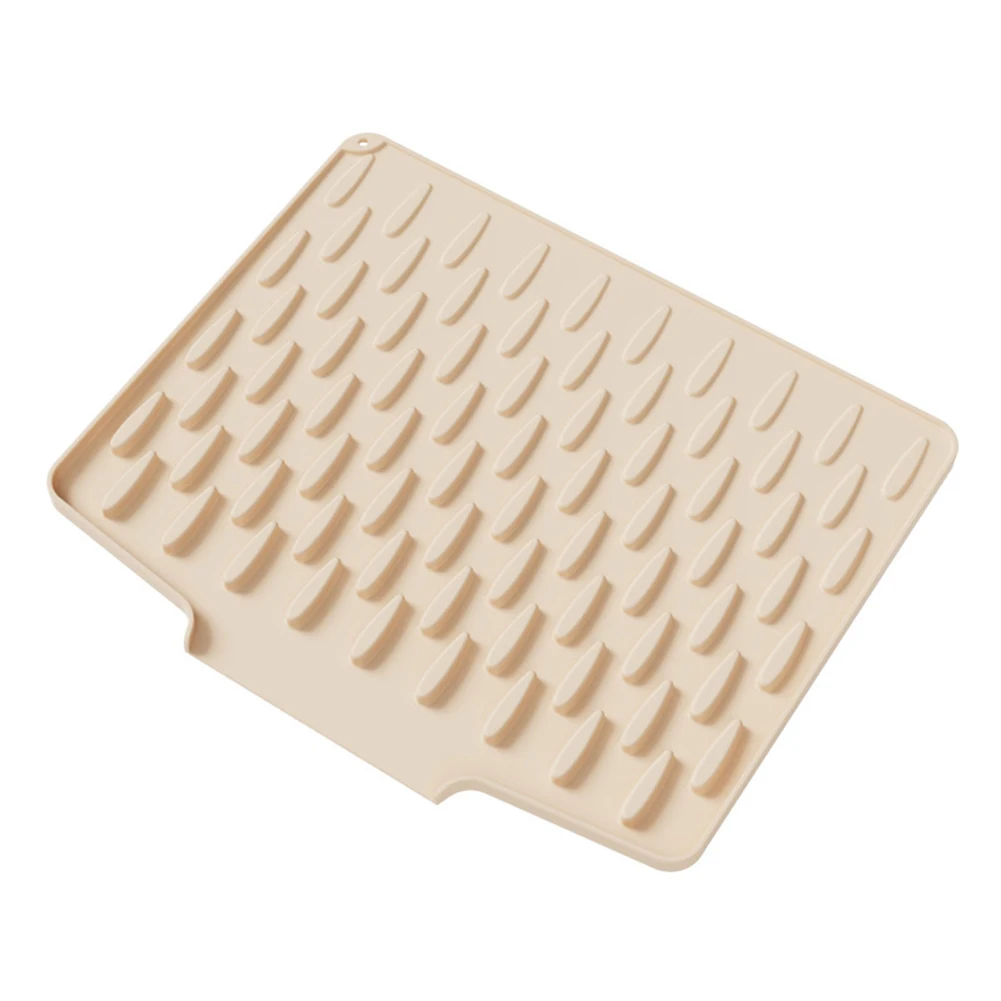 

36*28cm Multi-Functional & Foldable Silicone Drainage Mat For Kitchen Tableware Non-slip Mats Anti-scald Coaster Kitchen Tools