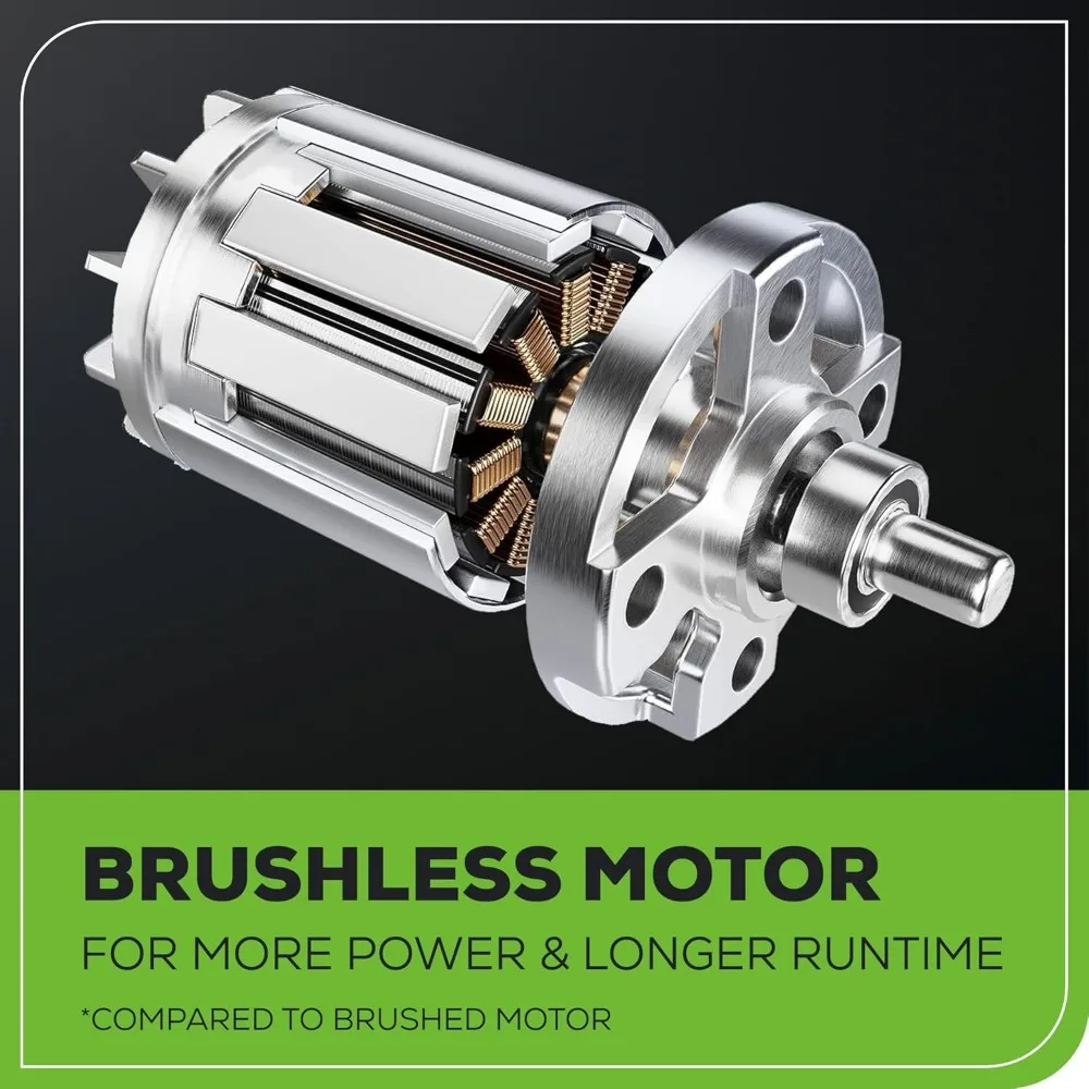 منشار كهربائي Greenworks 24V Compact 6، بطارية 2.0 أمبير في الساعة متضمنة لتقليم الأشجار