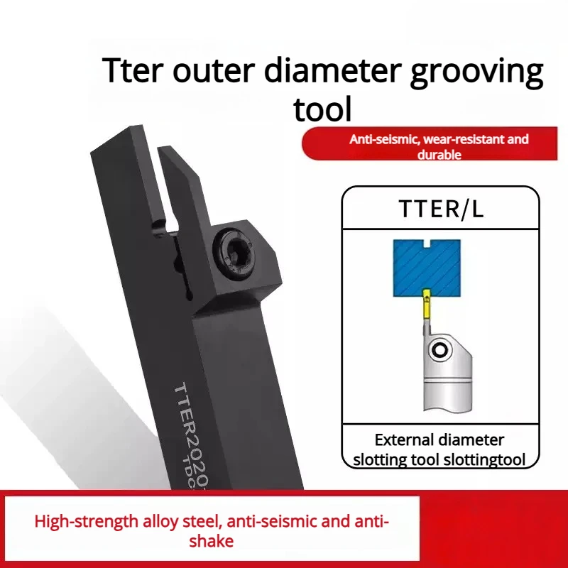

Инструмент для токарной обработки внешних канавок TTER1212 TTER1616 TTER2020 TTER2525 2T17 3T20 4T25 5T25 TTER Lahte Cutter TTER1616-2T17