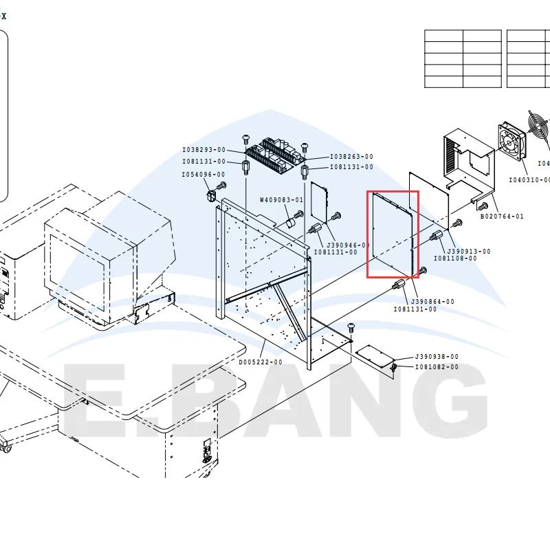 J390864 Used Image Processing Board for QSS3201/QSS3202 Color Expander Machine Replacement Repair Part Component