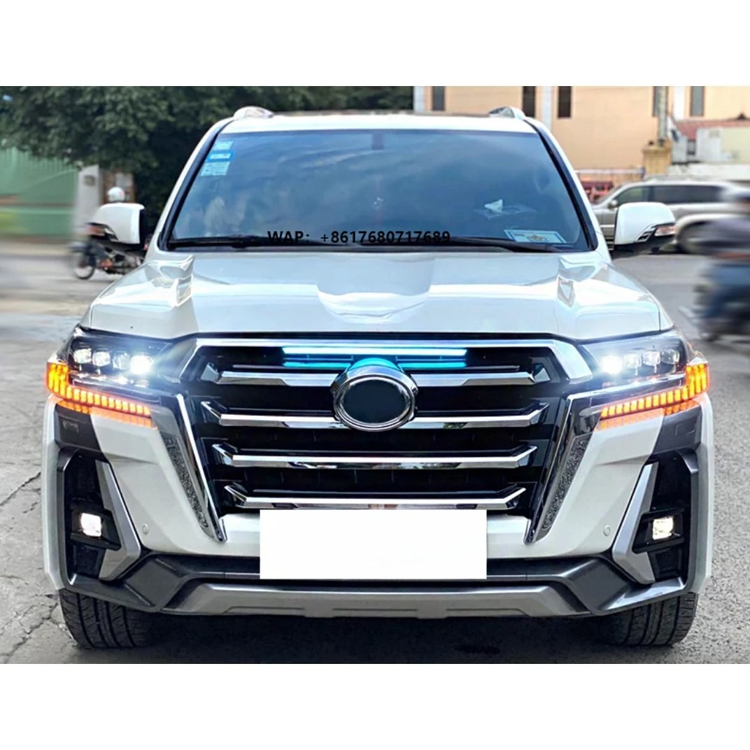 Body Kit Include Front Bumper Assembly with Grille for Land Cruiser 200 2016-2020 Change to LIMGENE Model