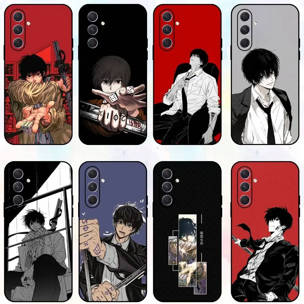

S-Sakamoto Days Yoichi Nagumo Phone Case For Samsung Galaxy A73,A72,A71,A70,A53,A52,A51,Others Soft Black Shell