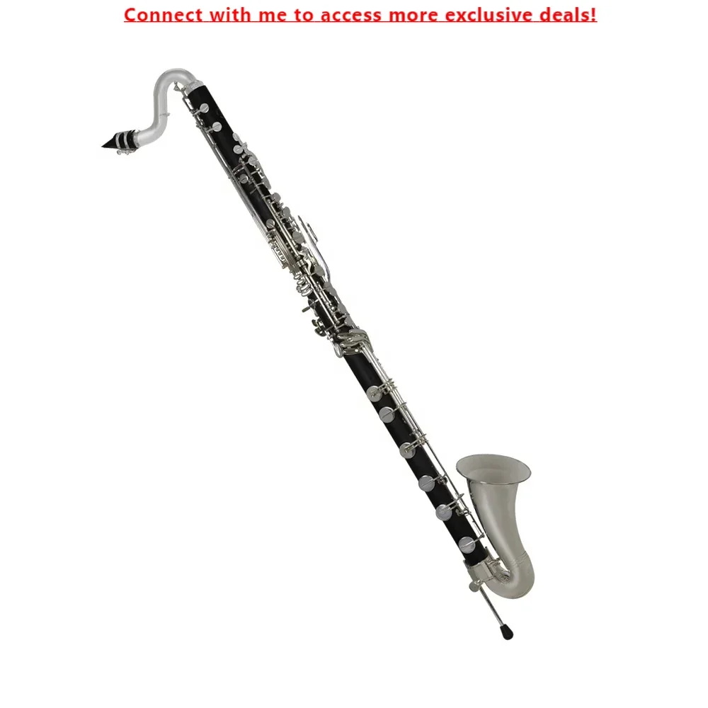 

SEASOUND OEM Professional Low C 21 Silver Keys Bass Clarinet JYCL305