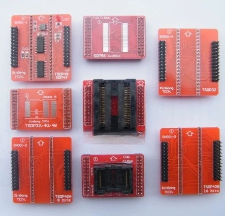 

8 kits TSOP32 TSOP40 TSOP48 SOP44 SOP56 TL866II/A/CS dedicated