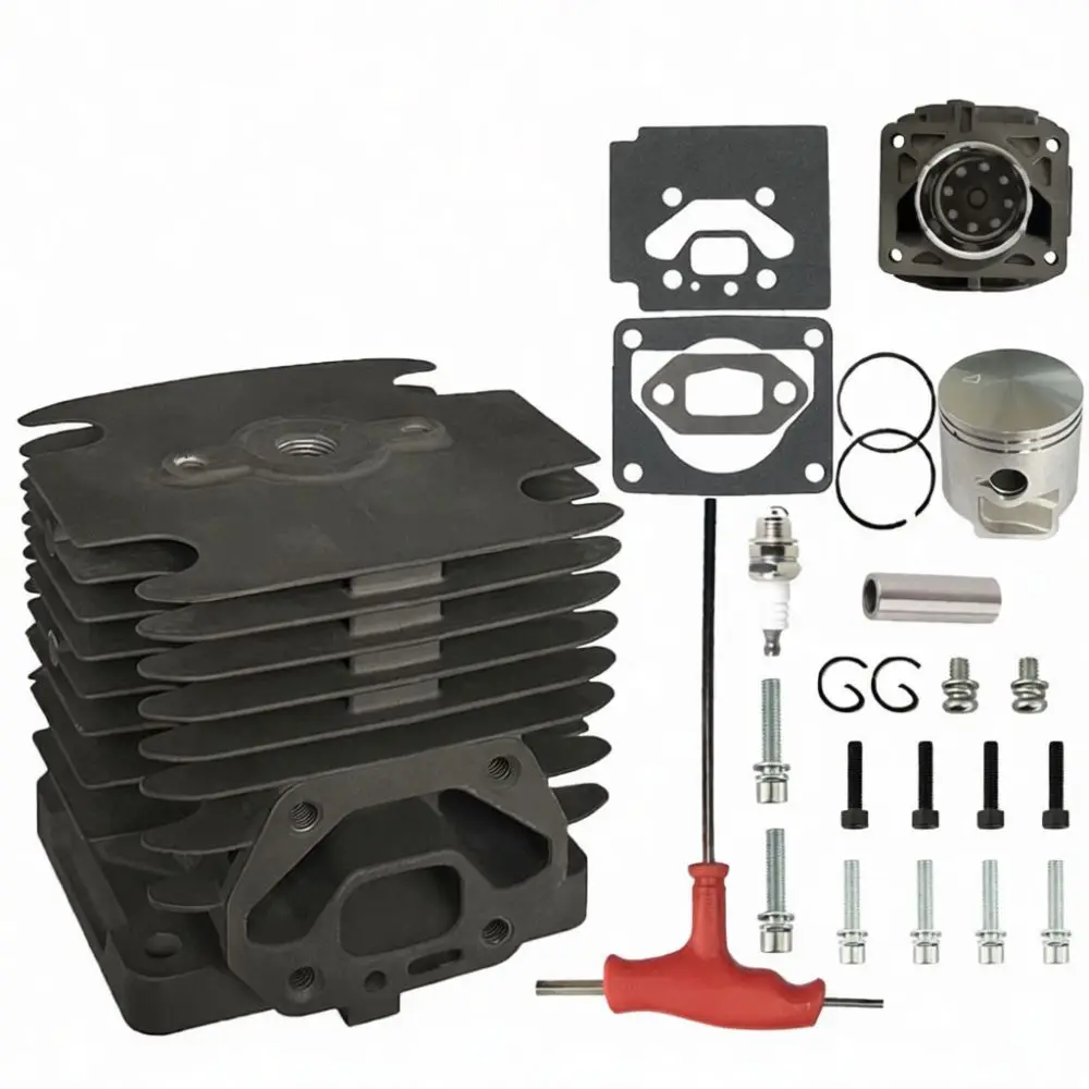 Cylinder Piston Assembly Kit For Husqvarna 150BT 150BF 350BT 350BF Blower Replacement Parts 502848701 Engine Power Repair