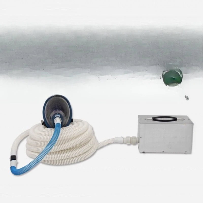 

Intelligent air supply type 1-8 person electric long tube respirator protection multi-person use color screen display