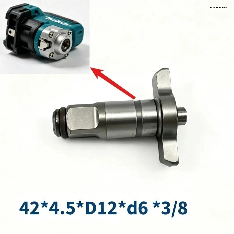 135932-3 Impact Wrench Anvil Shaft 3/8 Inch Square Drive Replacement for DTW180 Cordless Wrench Spare Parts Hardened Steel Tool