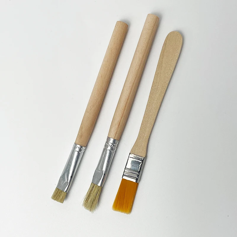 خشبية مزدوجة خنزير الخشن سلك المواد رئيس ESD فرشاة آمنة PCB إعادة العمل تنظيف وإزالة الغبار أدوات إصلاح الهاتف