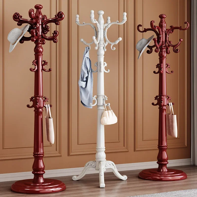 

For Retro Massivholz Mantel Racks Boden Wohnzimmer Kleiderbügel Europäischen Hotel Einpolige Stehende Kleiderbügel Hause Schlafz