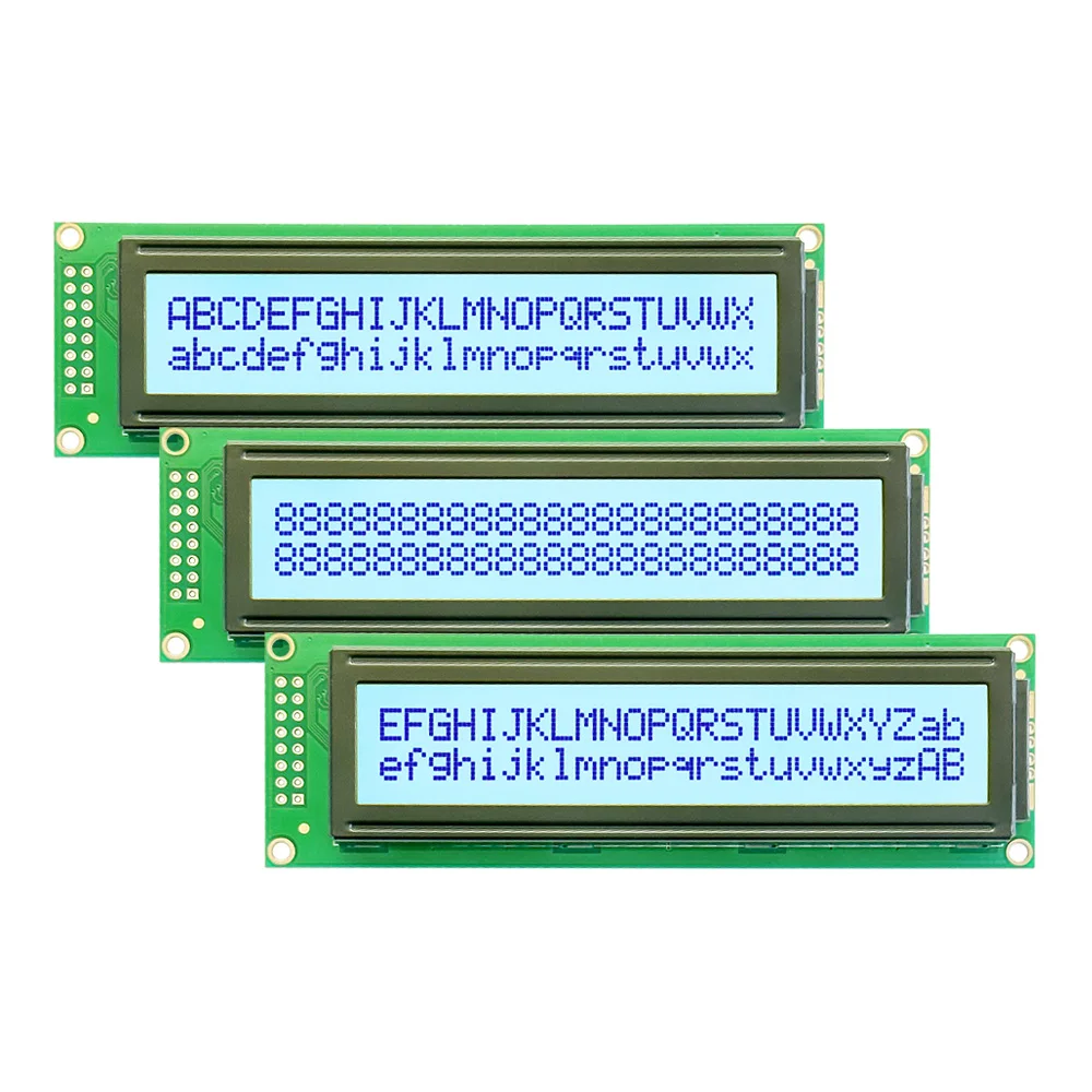 Good quality 24*2 dot matrix display JXD2402A STN Gray Positive Character LCM display module With high brightness backlight