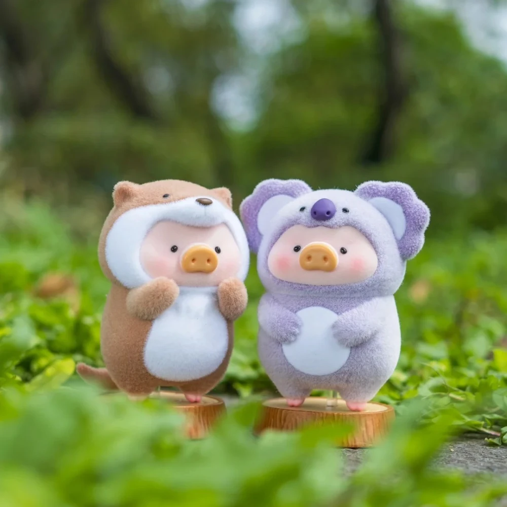 لولو أصبع الحيوان سلسلة الحفلات صندوق أعمى لطيف مفاجأة صندوق الغموض لطيف أنيمي الشكل الفينيل الوجه الدمى الأطفال الهدايا العصرية اللعب