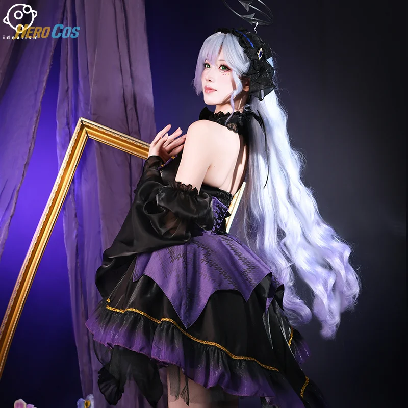 لعبة هونكاي ستار رايل روبن أزياء تنكرية لوليتا الشيطان الصغير فستان لوليتا لعيد الهالوين وعيد الميلاد لعب الأدوار للنساء