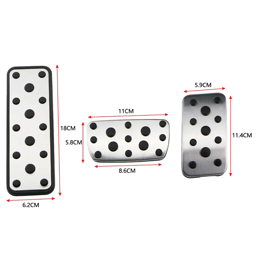 لسوبارو ليجاسي VI 2015 - 2021 Outback BS 2014 - 2021 الدواسات غطاء الدواسة فرامل الغاز مسند القدم وسادة الدواسة الملحقات الداخلية