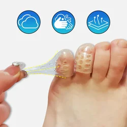 Silicone toe protector Soft Breathable Toe Tube Corns Blisters Protector Gel Little Toe Protector Toe Separators Foot Care Tool