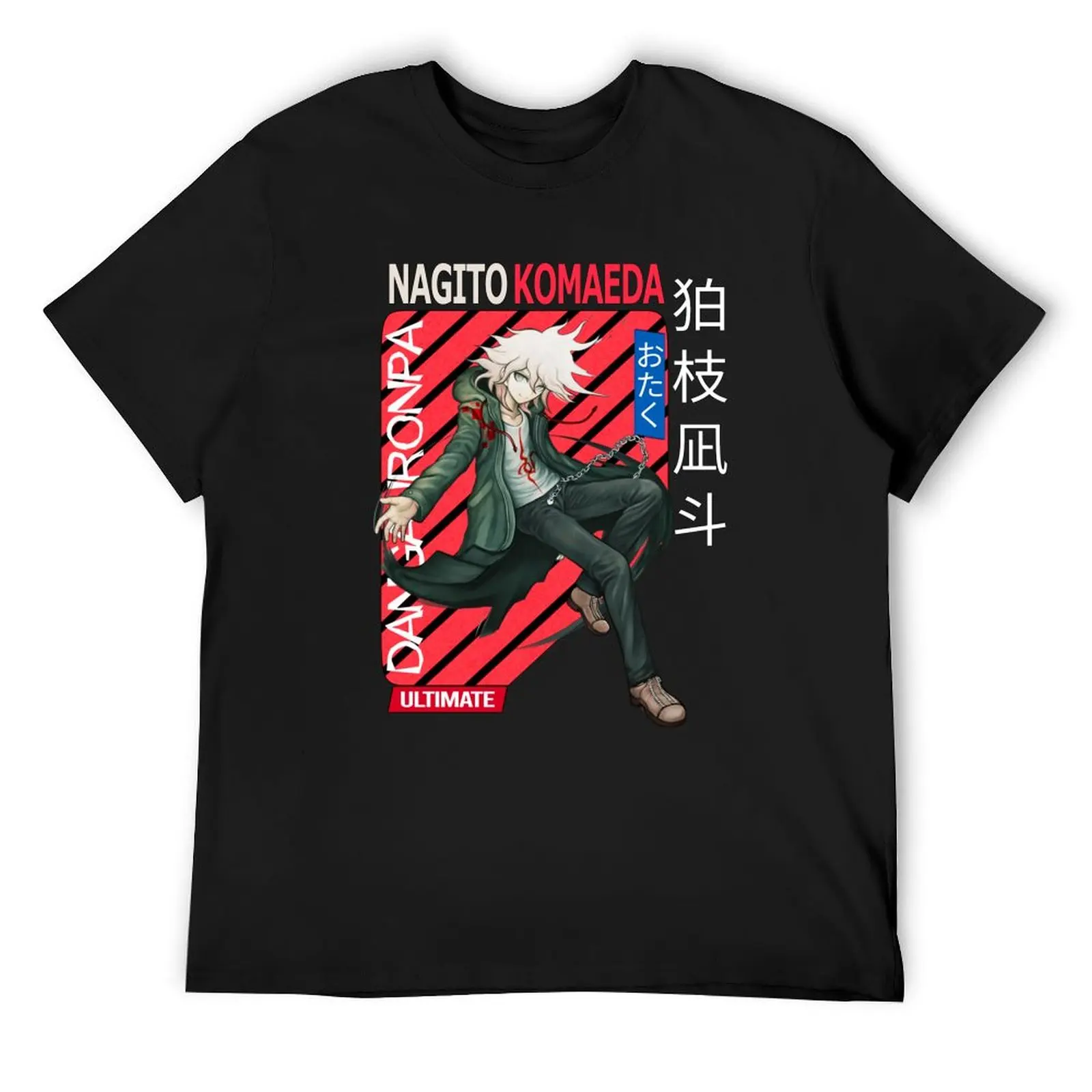 

Nagito Komaeda Shirt Danganronpa V3 Unisex Game T-Shirt Aesthetic clothing anime mens plain t shirts