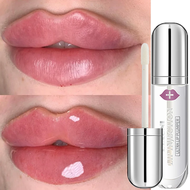 Waterdichte Transparante Jelly Lipgloss Langdurige Hydraterende Voedende Verminderen Lippen Fijne Lijn Lipolie Mollige Lippen Zorg Make-Up