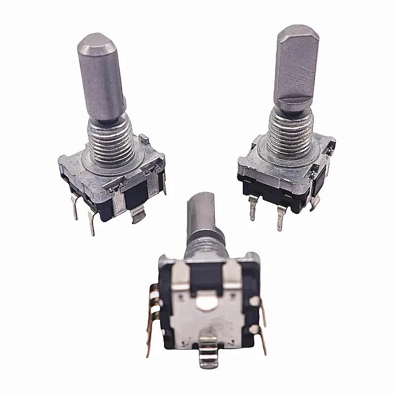 10-個ポテンショメータ-ec11-エンコーダ-dc11b2022412-スイッチ-20-ポイント-20-パルス-ハーフシャフト-20-ミリメートル-360-度回転