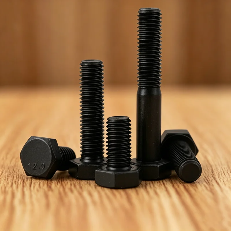 1-10Pcs  Length 10-200mm M6 M8 M10 12.9 Alloy Steel Hex Head Screw Carbon Steel Hexagon Bolt Screw Positioning Screws Fasteners