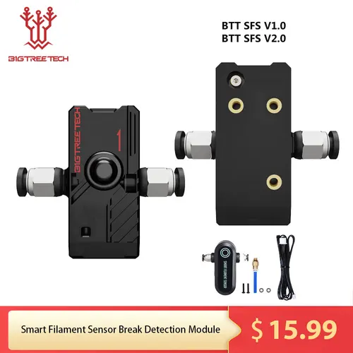 BIGTREETECH-Sensor de filamento inteligente, módulo de detección de rotura, Monitor BTT SFS V2.0, piezas de impresora 3D para SKR V1.4 Turbo SKR 2 mini E3