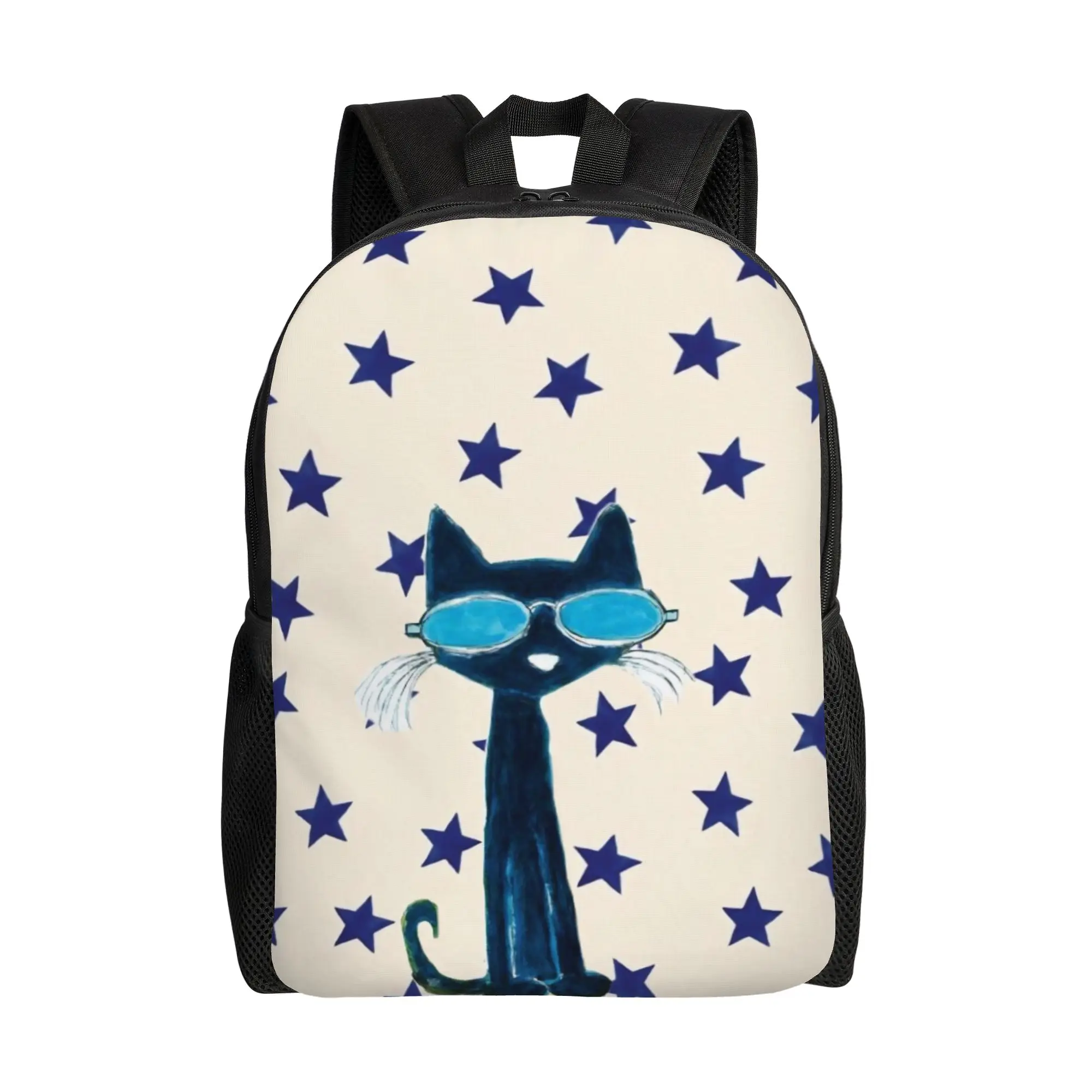 Petes Cartoon Cats Teenage Backpack Sports Student Work  Daypack for Men Women Laptop Computer Canvas Bags