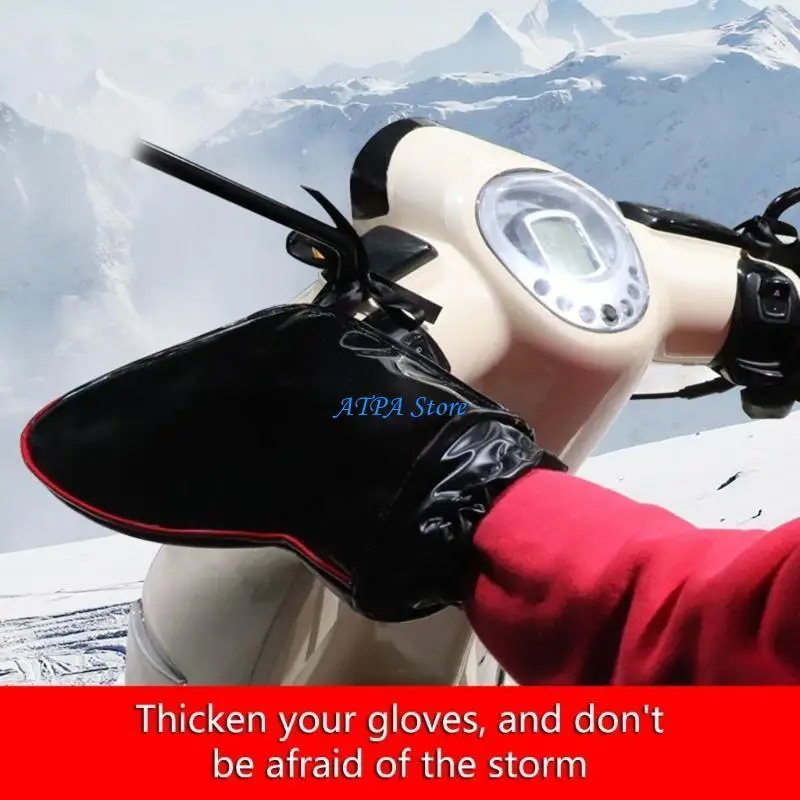 Motorcycles imperméables U13C Glants guidon mittens chauds couverture à main Grip Muff